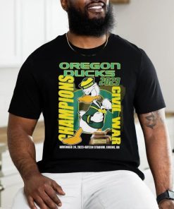 The Oregon Duck Mascot 2023 Civil War Champions Shirt