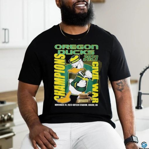 The Oregon Duck Mascot 2023 Civil War Champions Shirt