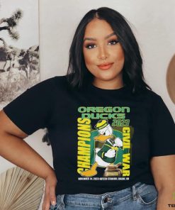 The Oregon Duck Mascot 2023 Civil War Champions Shirt