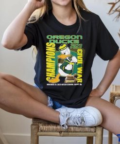 The Oregon Duck Mascot 2023 Civil War Champions Shirt