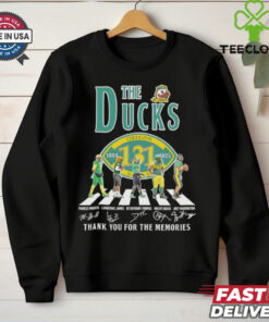 The Oregon Ducks 131st Anniversary 1894 2025 thank you for the memories shirt