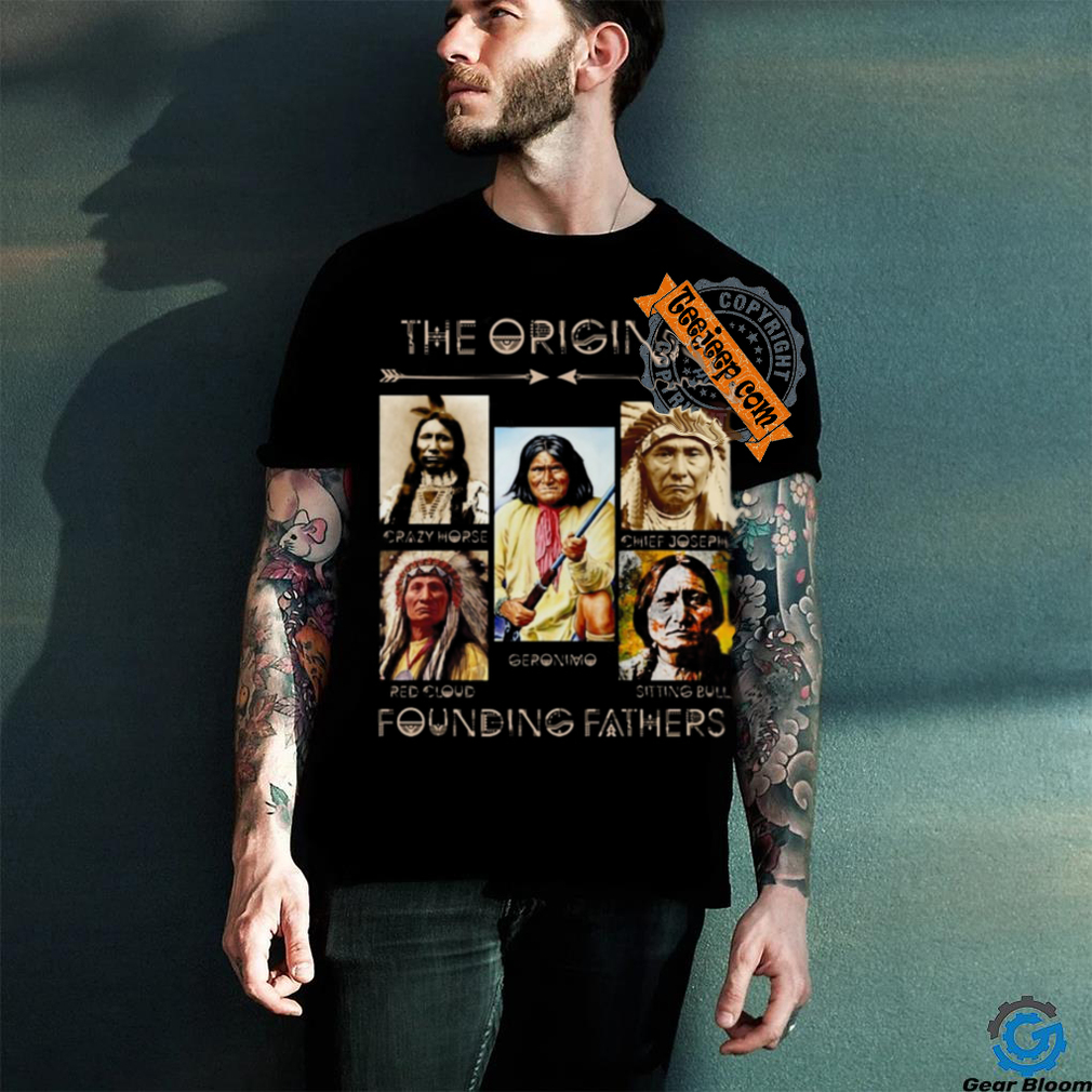 The Original Founding Fathers Native American V neck T Shirt The Original Founding Fathers Native American V neck T Shirt