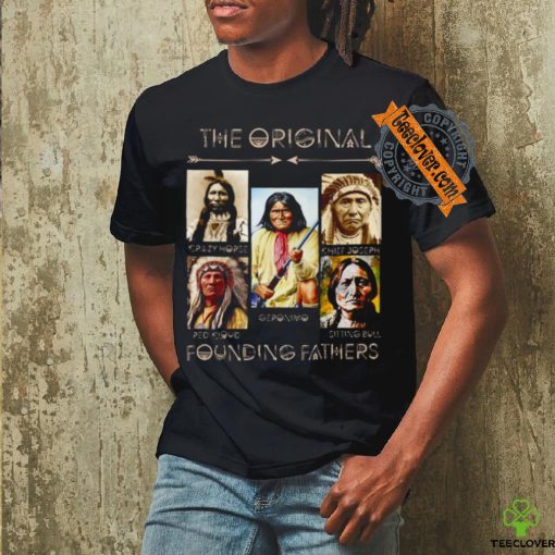 The Original Founding Fathers Native American V neck T Shirt