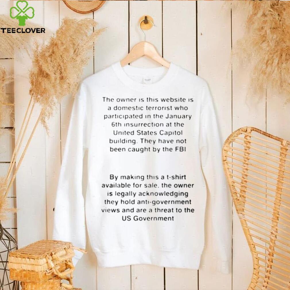 The Owner Of This Website Is A Domestic Shirt The Owner Of This Website Is A Domestic Shirt