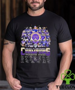The Pacific 12 Conference Football 2023 Washington Huskies Team Champions Signatures T Shirt 1 The Pacific 12 Conference Football 2023 Washington Huskies Team Champions Signatures T Shirt