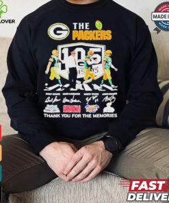 The Packers 105 Years Thank You For The Memories Women Shirt