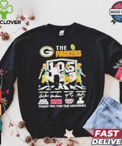 The Packers 105 Years Thank You For The Memories Women Shirt