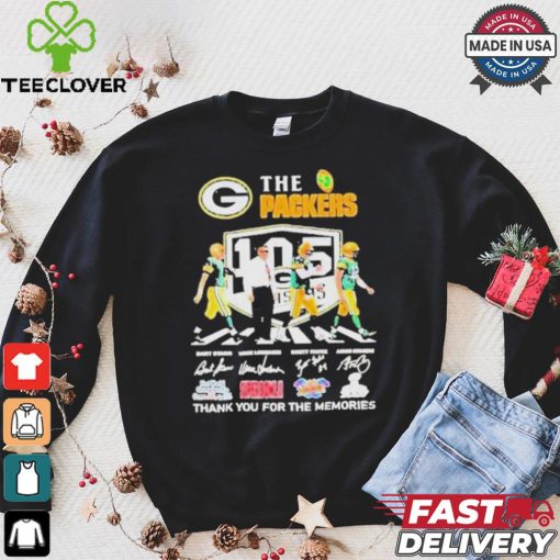 The Packers 105 Years Thank You For The Memories Women Shirt