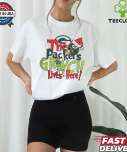 The Packers Grinch Lives Here Christmas Shirt