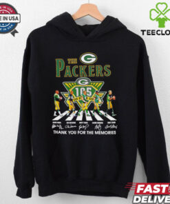 The Packers abbey road 105th Anniversary 1919 2024 signatures shirt