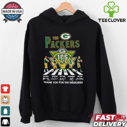 The Packers abbey road 105th Anniversary 1919 2024 signatures shirt