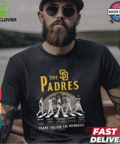 The Padres 55 Years Of 1969 2024 San Diego Padres Thank You For The Memories T Shirt