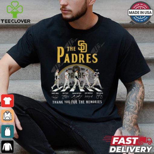 The Padres 55 Years Of 1969 2024 San Diego Padres Thank You For The Memories T Shirt