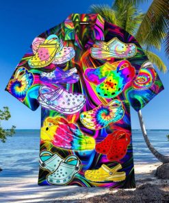 The Party Dont Start Til I Croc In Hawaiian Shirt