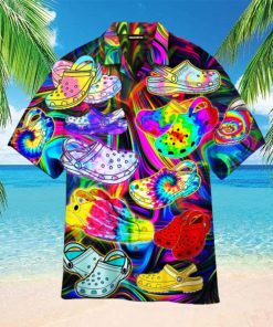 The Party Dont Start Til I Croc In Hawaiian Shirt