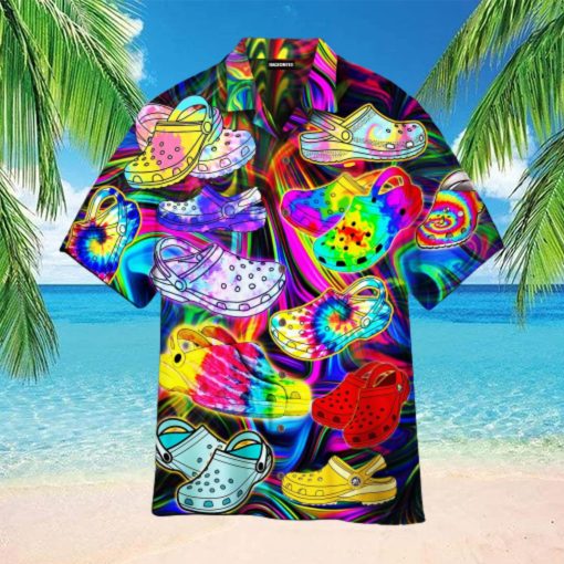 The Party Dont Start Til I Croc In Hawaiian Shirt
