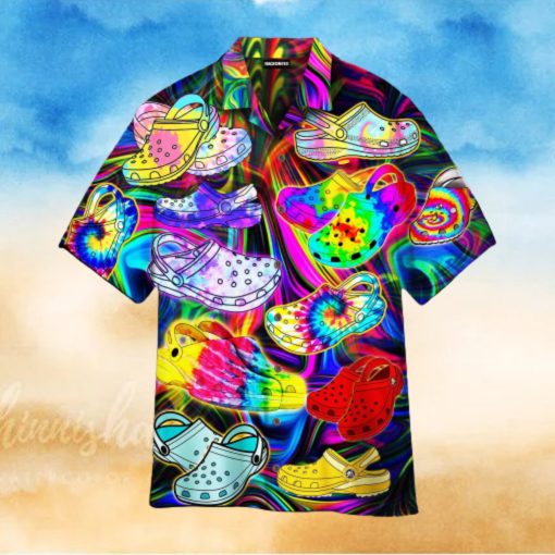 The Party Dont Start Til I Croc In Hawaiian Shirt