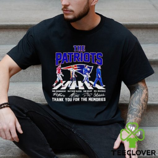 The Patriots Abbey Road thank you for the memories hoodie, sweater, longsleeve, shirt v-neck, t-shirt