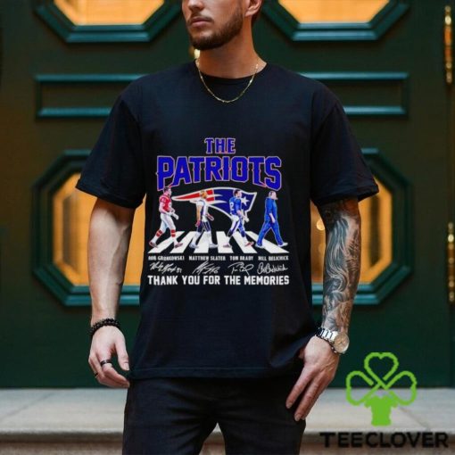 The Patriots Abbey Road thank you for the memories hoodie, sweater, longsleeve, shirt v-neck, t-shirt