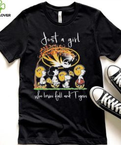 The Peanut Just A Girl Who Loves Fall And Mizzou Tigers Football Shirt