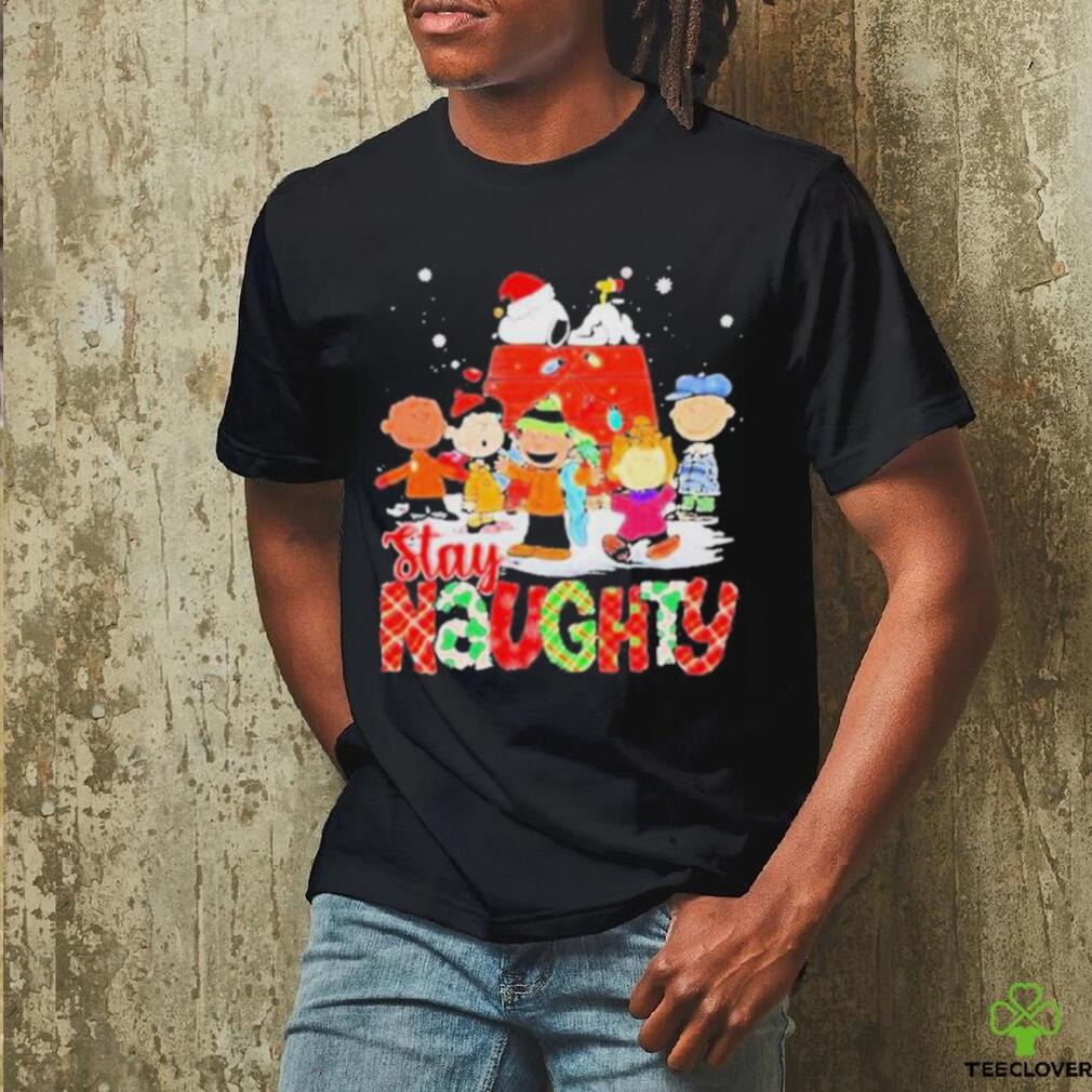 The Peanut Stay Naughty Christmas Shirt The Peanut Stay Naughty Christmas Shirt