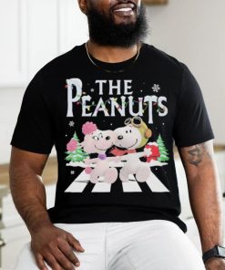 The Peanuts Abbey Road Happy Merry Christmas Shirt