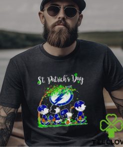 The Peanuts Abbey Road Tampa Bay Lightning St Patrick’s Day T Shirt