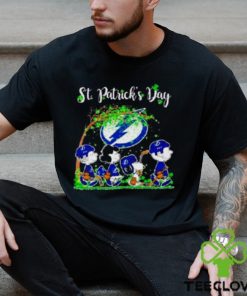 The Peanuts Abbey Road Tampa Bay Lightning St Patrick’s Day T Shirt