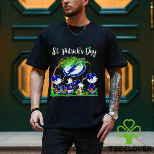 The Peanuts Abbey Road Tampa Bay Lightning St Patrick’s Day T Shirt
