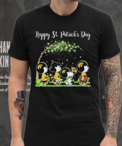 The Peanuts Characters Iowa Hawkeyes Happy St. Patrick’s Day Shirt