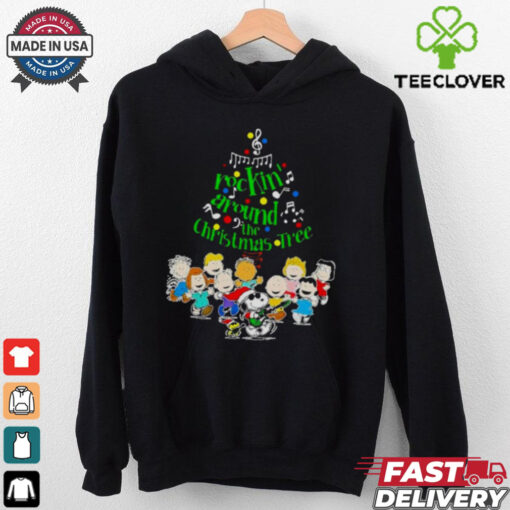 The Peanuts Characters Rockin’ Around the Christmas Tree shirt