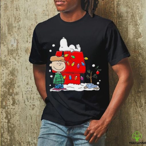 The Peanuts Charlie and Snoopy Merry Christmas Light 2023 Shirt