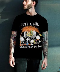 The Peanuts Just A Girl Who Loves Fall And Harry Potter Shirt