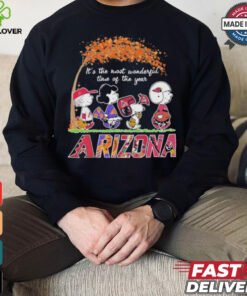 The Peanuts Movie Characters Arizona Sports It’s The Most Wonderful Time Of The Year 2024 Shirt