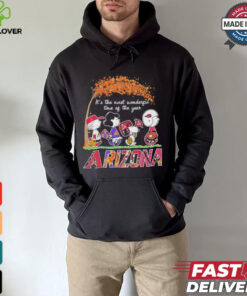 The Peanuts Movie Characters Arizona Sports It’s The Most Wonderful Time Of The Year 2024 Shirt