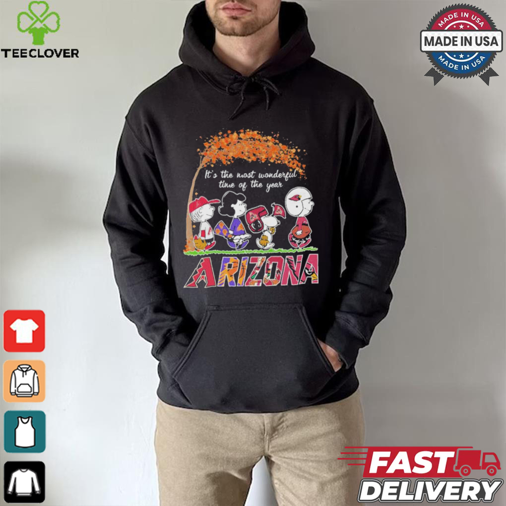 The Peanuts Movie Characters Arizona Sports It’s The Most Wonderful Time Of The Year 2024 Shirt The Peanuts Movie Characters Arizona Sports It’s The Most Wonderful Time Of The Year 2024 Shirt