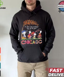 The Peanuts Movie Characters Chicago Sports It’s The Most Wonderful Time Of The Year 2024 Shirt