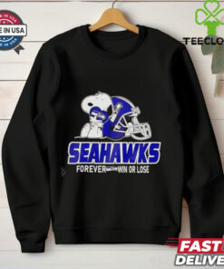 The Peanuts Movie Snoopy Forever Win Or Lose Football Seattle Seahawks shirt
