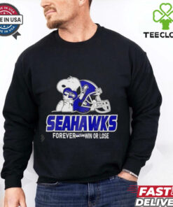 The Peanuts Movie Snoopy Forever Win Or Lose Football Seattle Seahawks shirt