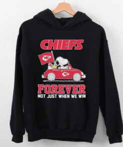 The Peanuts On Car Kansas City Chiefs Forever Not Just When We Win Shirt