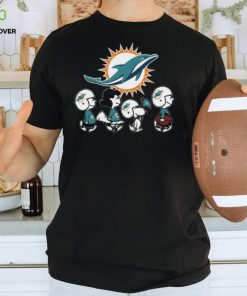The Peanuts Snoopy And Friends Cheer For The Miami Dolphins NFL Shirt