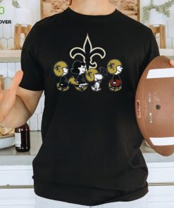 The Peanuts Snoopy And Friends Cheer For The New Orleans Saints NFL Shirt