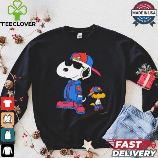 The Peanuts Snoopy And Woodstock 2 Cool Snoopy 8 30 Drop T shirt