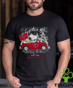 The Peanuts Snoopy And Woodstock Just A Girl Who Love Christmas And Love Atlanta Shirt
