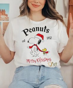 The Peanuts Snoopy est 1950 Merry Christmas shirt