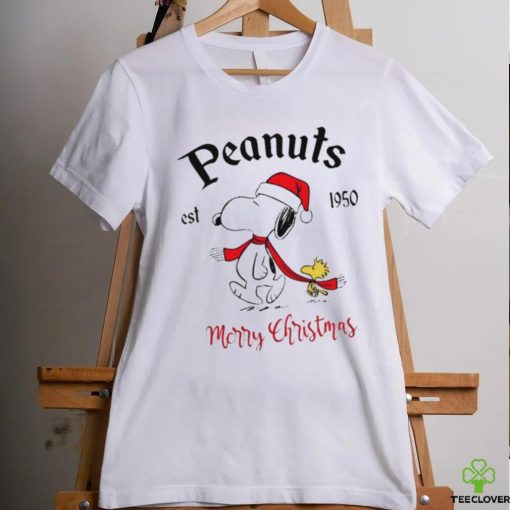 The Peanuts Snoopy est 1950 Merry Christmas shirt