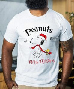 The Peanuts Snoopy est 1950 Merry Christmas shirt