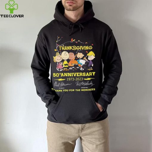 The Peanuts Thanksgiving 50th Anniversary 1973 – 2023 Thank You For The Memories T Shirt