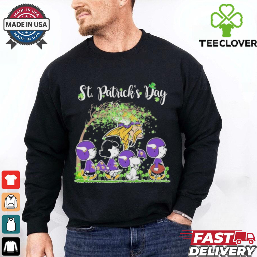 The Peanuts X Minnesota Vikings St Patrick’s Day Shirt The Peanuts X Minnesota Vikings St Patrick’s Day Shirt