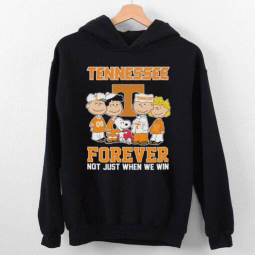 The Peanuts X Tennessee Volunteers Forever Not Just When We Win Shirt